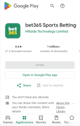 Bet365 uk app