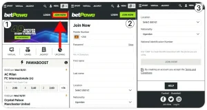 betpawa registration uganda